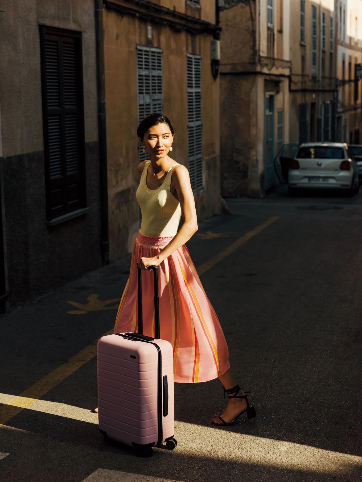 Away Made for Departure campaign shot in Mallorca